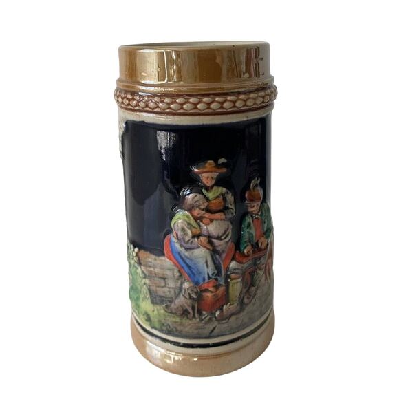 Tall Vintage German Stein Beer Mug Collectors Item - Picture 5 of 8